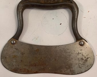 Antique 1892 "Double Action" Kitchen Food Chopper and Dough Cutter; Antique Kitchen Utensil; Primitive Farmhouse Kitchen Decor