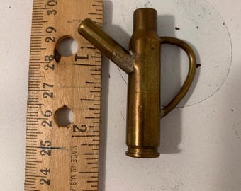 Vintage Vietnam Era Trench Art WRA 69 Brass Cartridge Case Mini Watering Can