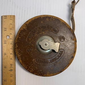 Vintage Lufkin Metallic Tape Measure