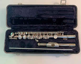 Vintage Noblet Paris Concert Flute C-foot Plateau French Arms - Etsy