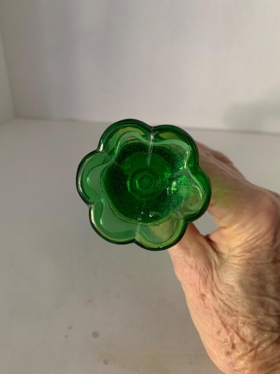 Vintage Avon Topaze Cologne Emerald Bud Vase View 2