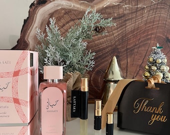 Lattafa Hayaati Florence Parfum Sample | Floral Powdery Decant