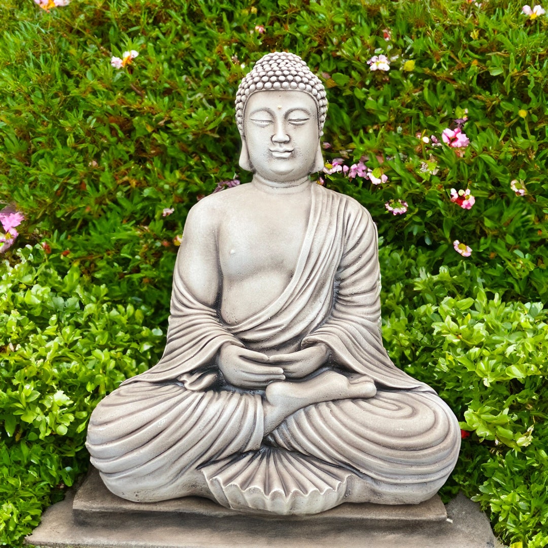Large Japanese Concrete Buddha Statue Cement Buddha Figurine for ...