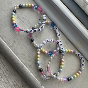 Melanie Martinez rainbow crybaby bracelets