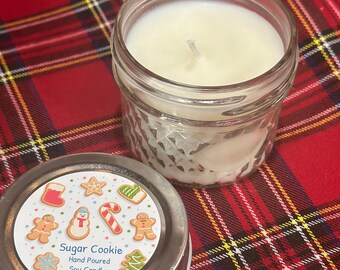 Bougie parfumée biscuit au sucre Mason Jar