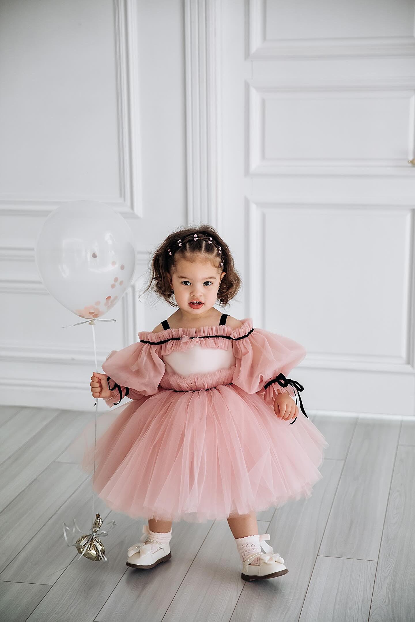 first birthday tulle dress First Birthday Baby Dress - Julie