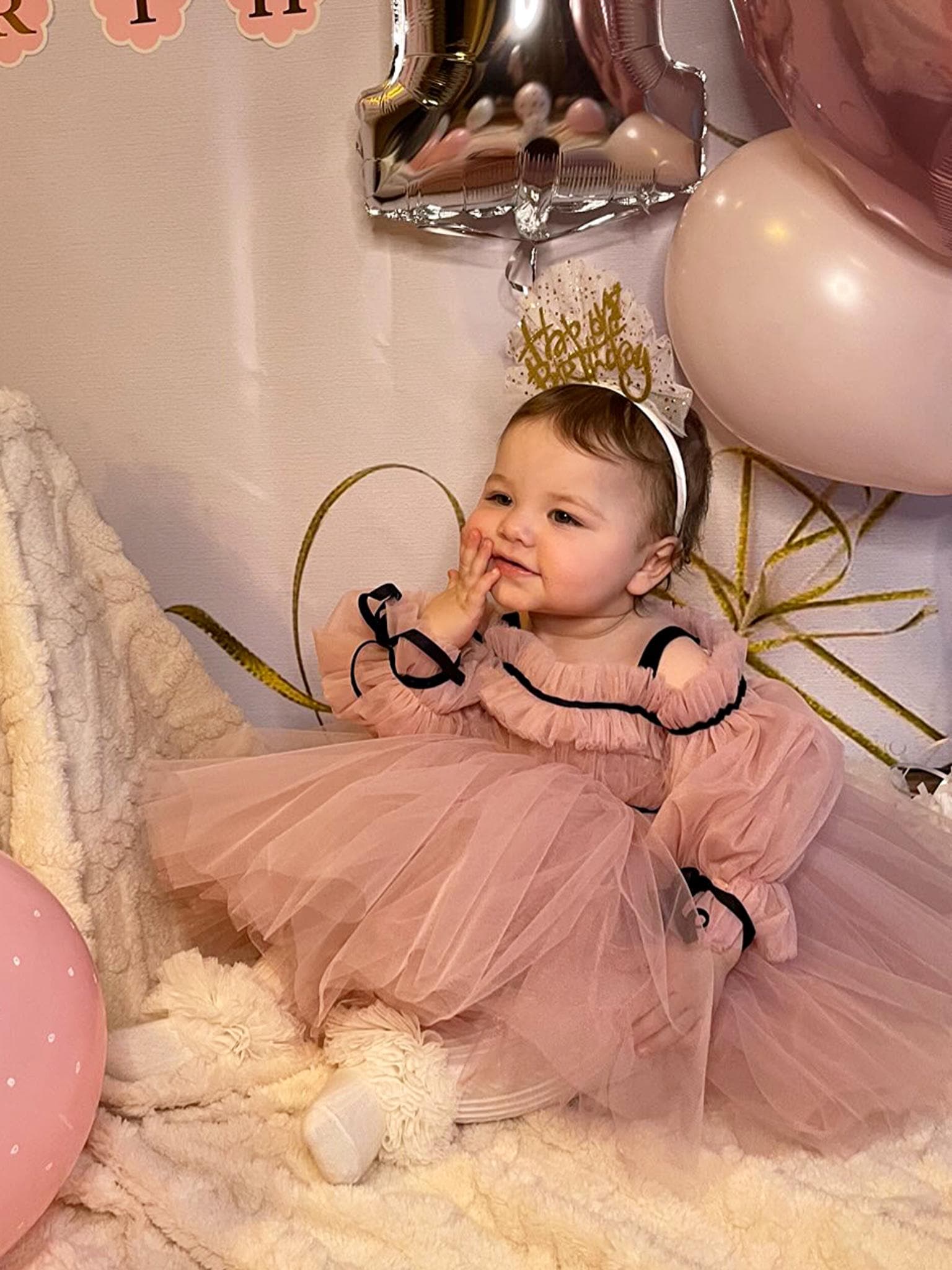 tulle first birthday dress Baby First Birthday Dress, Toddler Pink Dress, Baby Flower Girl Dress, Princess Gown, Tulle Dress for 1st Birthday