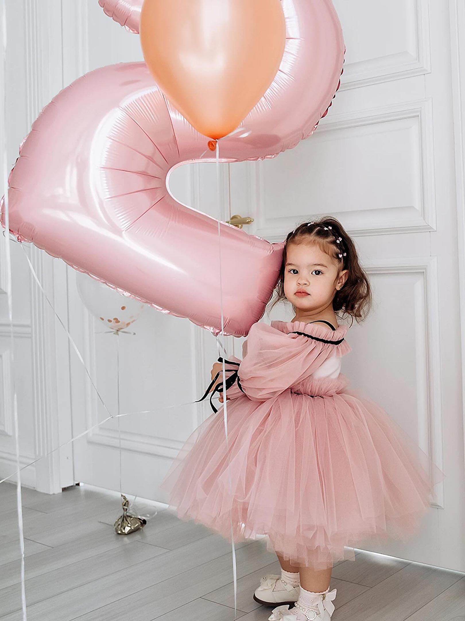 first birthday tulle dress Baby Girl 1st Birthday Dress Girls Princess Party Dress Bow Tulle Dress