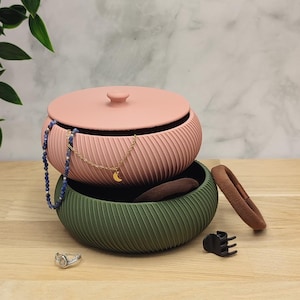Schmuckbox | mit/ohne Fächer | mit/ohne Deckel - Elegante Aufbewahrung, Ideal für jeglichen Schmuck: Ringe, Halsketten, Armbänder, etc.