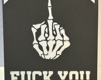 Fluck You Card