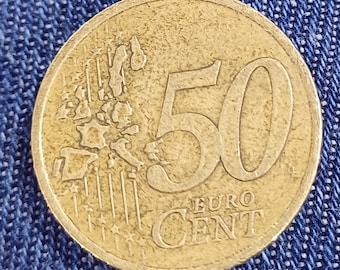 Münze 50 Cent FR 2001
