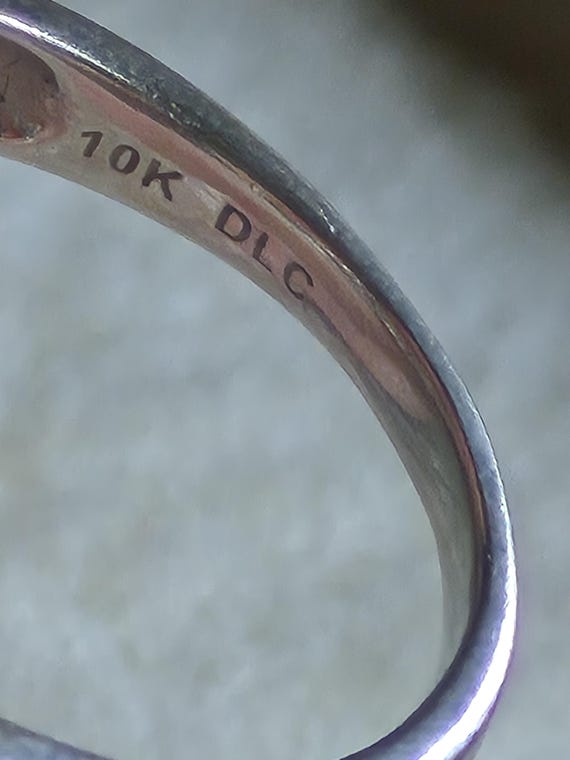 Three-Stone Diamond Ring with Split Shank in 10 k… - image 6