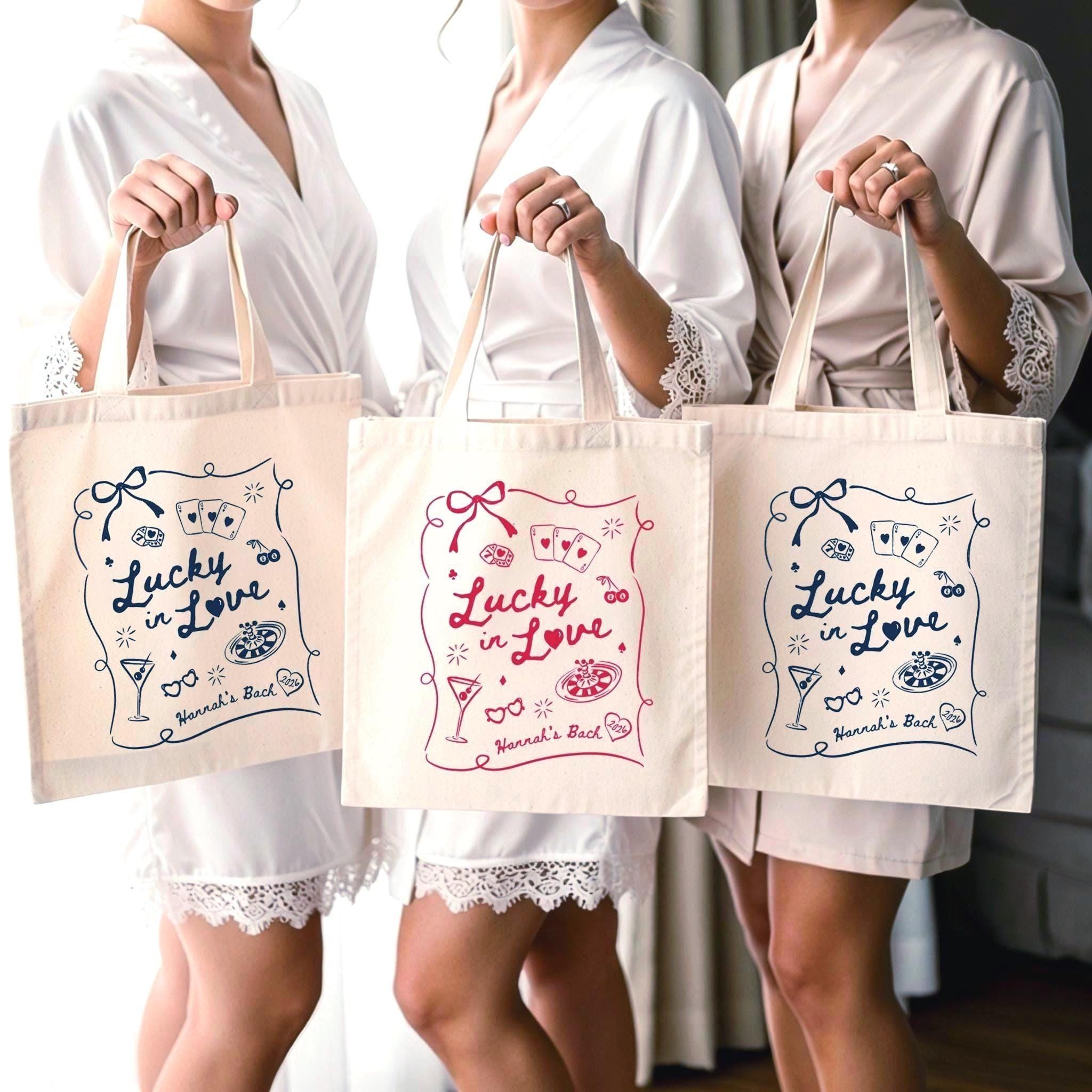 Custom Bridal Party Tote Bag