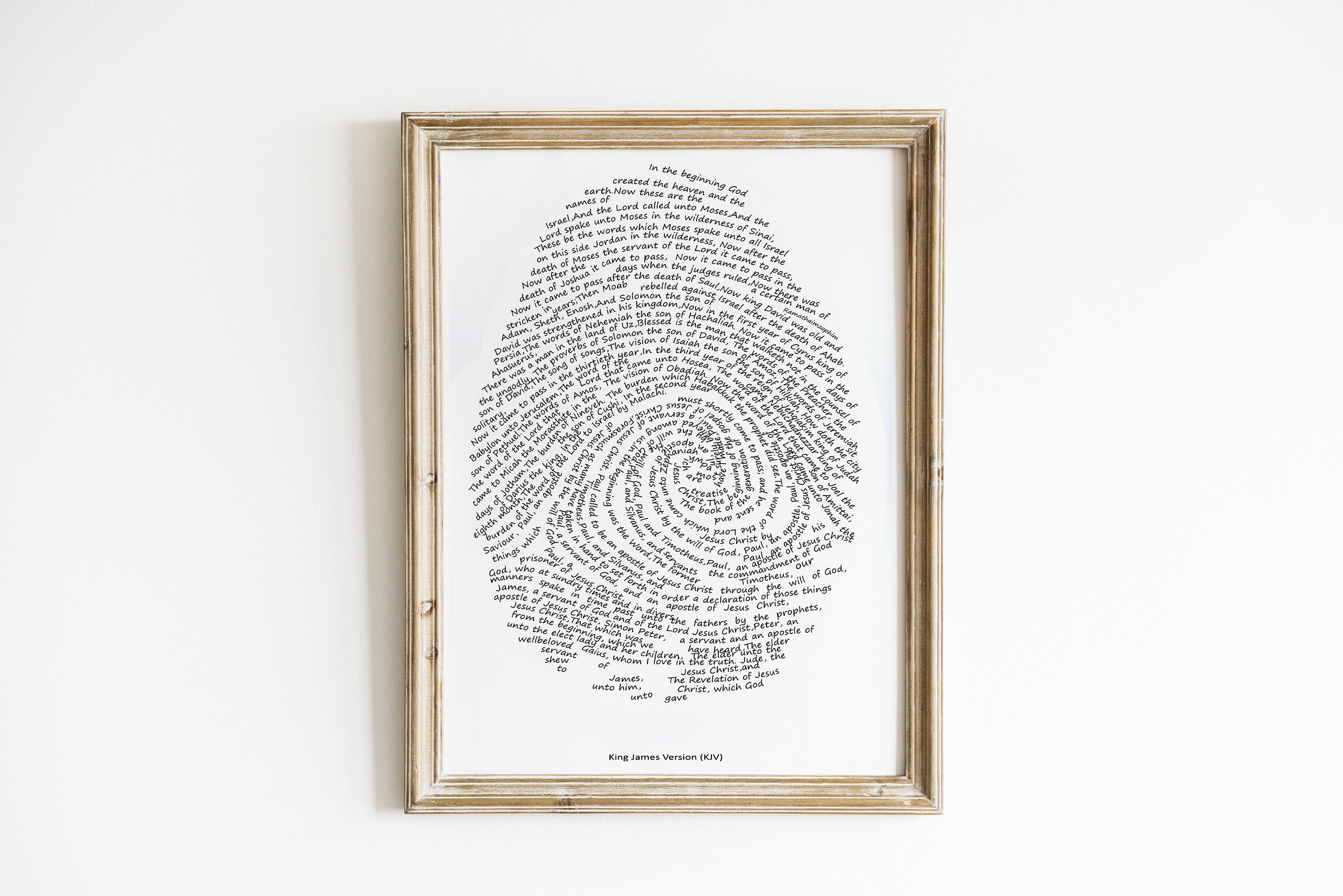 Jesus Thumbprint Set of Two Prints, Black White and Gold White Modern