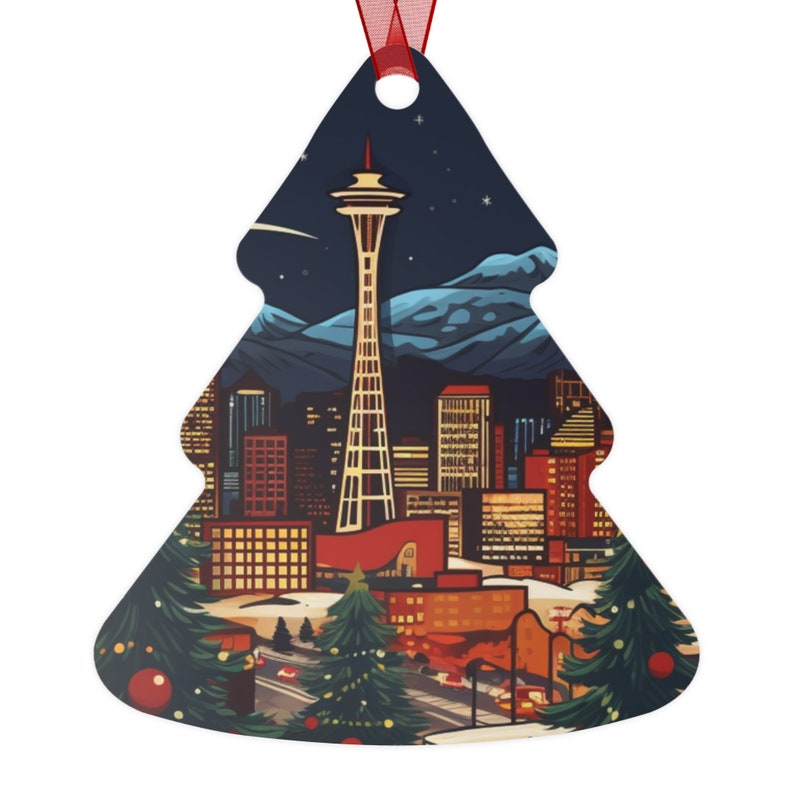 Seattle Christmas Ornament 
