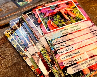 Mushroom Trump Card Game - Play Nature Cards Game! LIMITED EDITION
