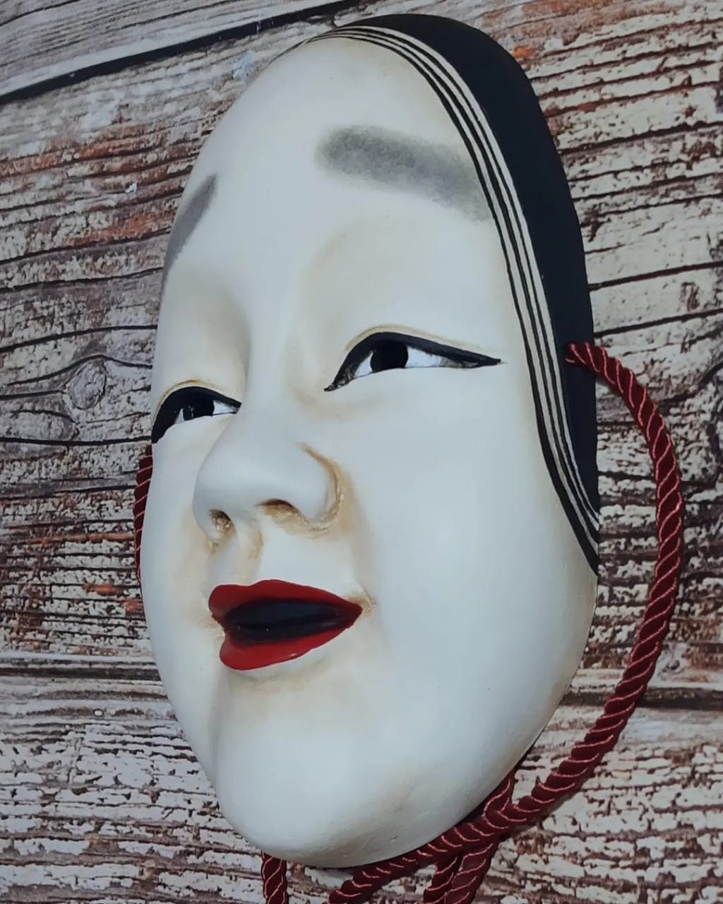 Handmade Ko-omote Mask: Traditional Japanese Noh Mask Art - Etsy