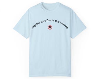 Empathy Heart - Komfortfarben Unisex-T-Shirt - Helle Farbpalette