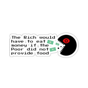 Eat Money - Kiss-Cut Stickers