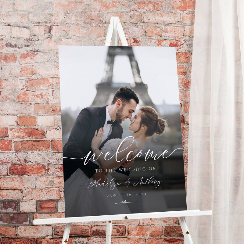Stunning Wedding Welcome Sign Wallpaper Photography