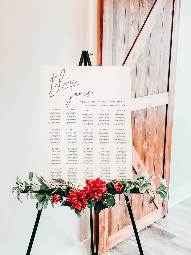 Wedding Seating Card Template Printable Seating Cards Minimalist Wedding Seating Card Template Printable Seating Cards Minimalist