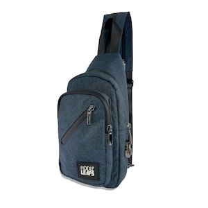 Fiddle Leafs Sling-Stash Bag | Smell-Proof, Weather-Resistant, Lockable Crossbody Bag
