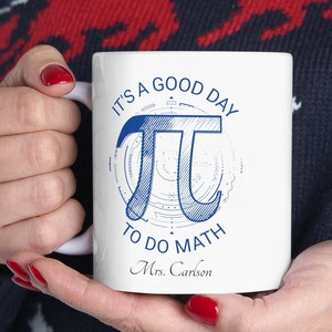 Math Teacher Mug Personalized Teacher Name Mug Teacher Appreciation Gift Math Teacher Coffee Mug Custom Teacher Coffee Cup Teacher Gift