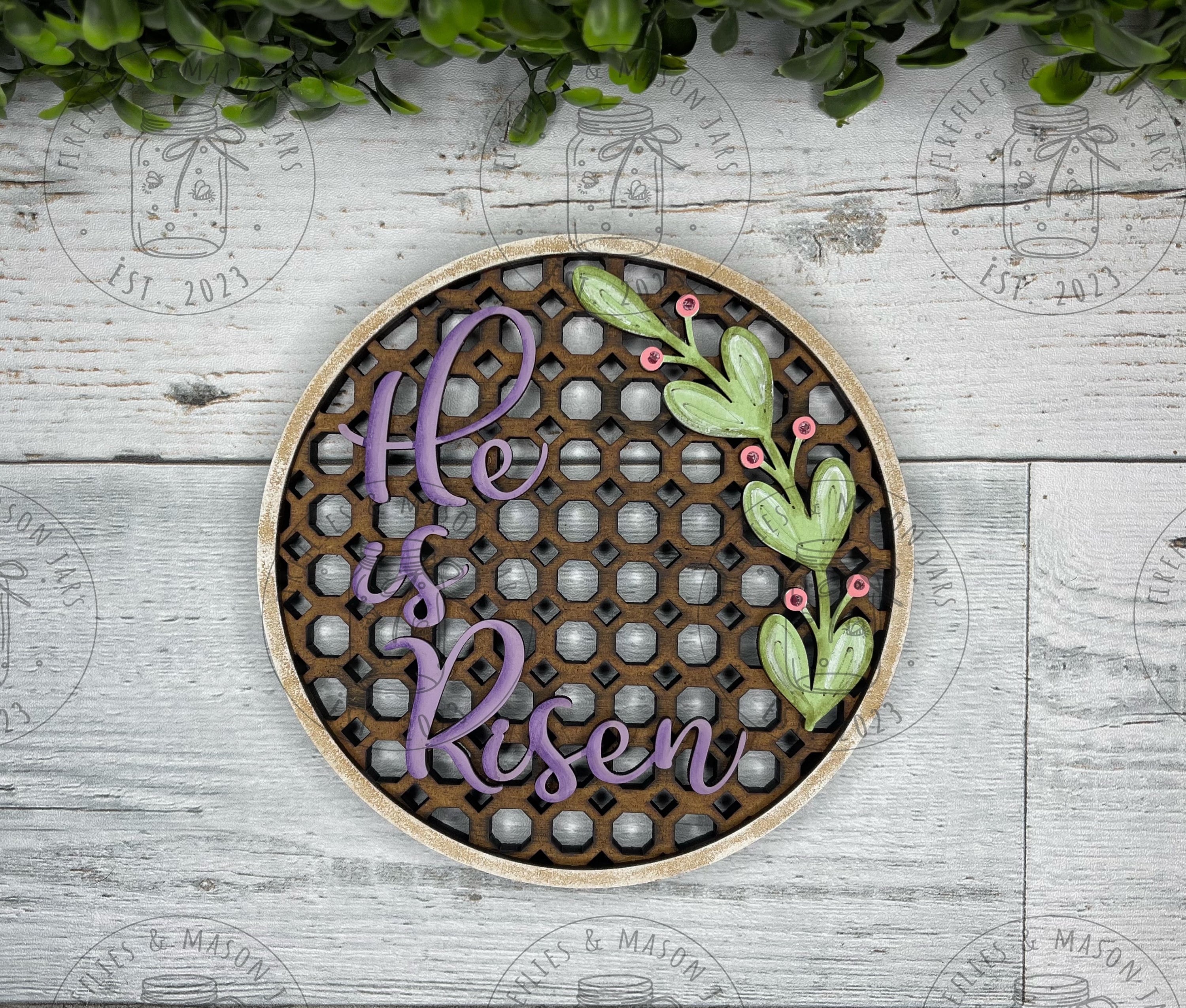 Religious Easter Tiered Tray Set