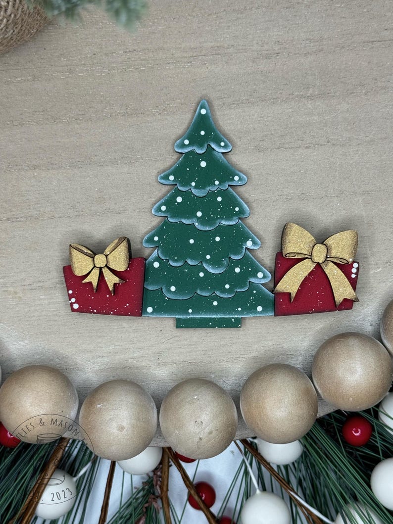 TINY Christmas Tree Insert, Interchangeable Flower Basket, Flowerpot