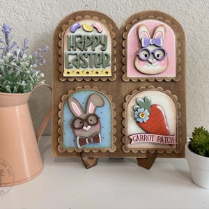 MINI Arched Boho Interchangeable Inserts | EASTER, Custom Gifts, Home Decor, Sold as a Set or Individually