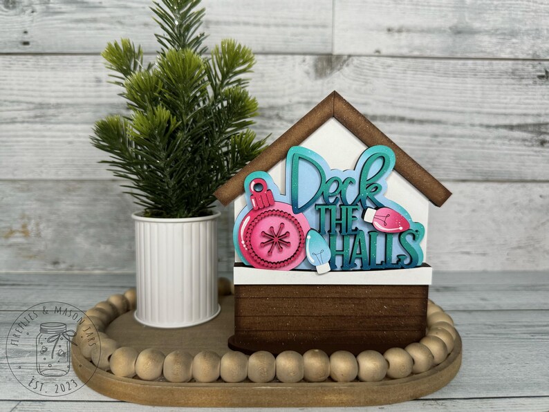 TINY DECK the HALLS, Interchangeable Flower Basket, Flowerpot, Market