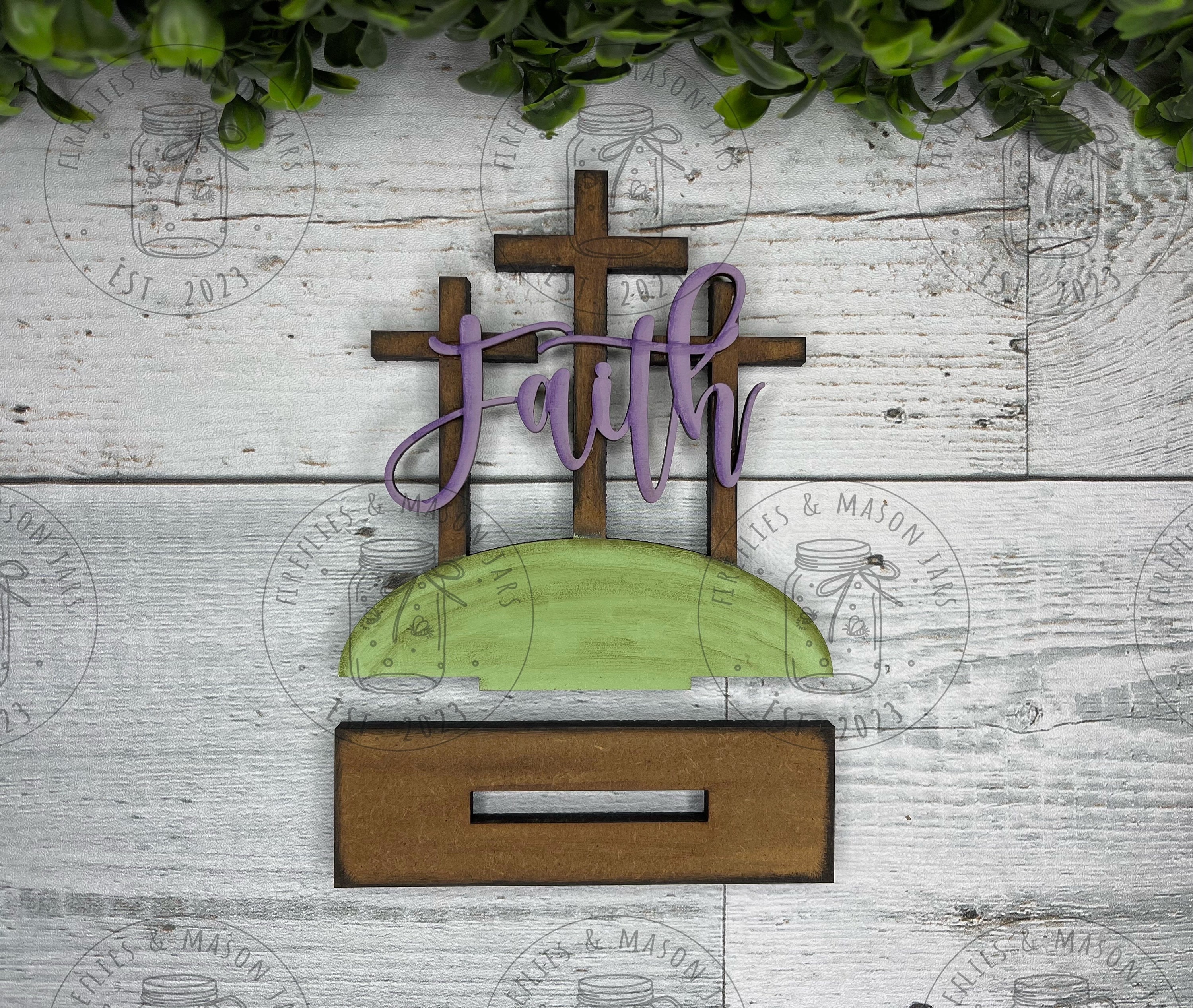 Religious Easter Tiered Tray Set