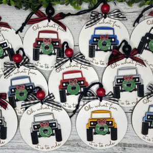 Bronco Christmas Ornament | Customize and Personalize Gifts, New Car Keepsake