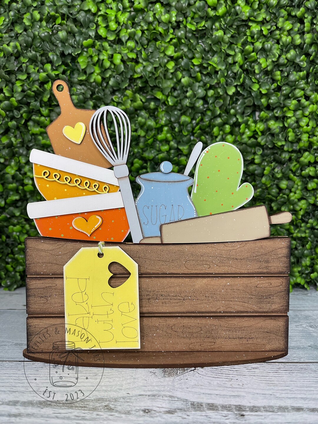 Kitchen Addon for Large Flower Baskets and More. Interchangeable Home