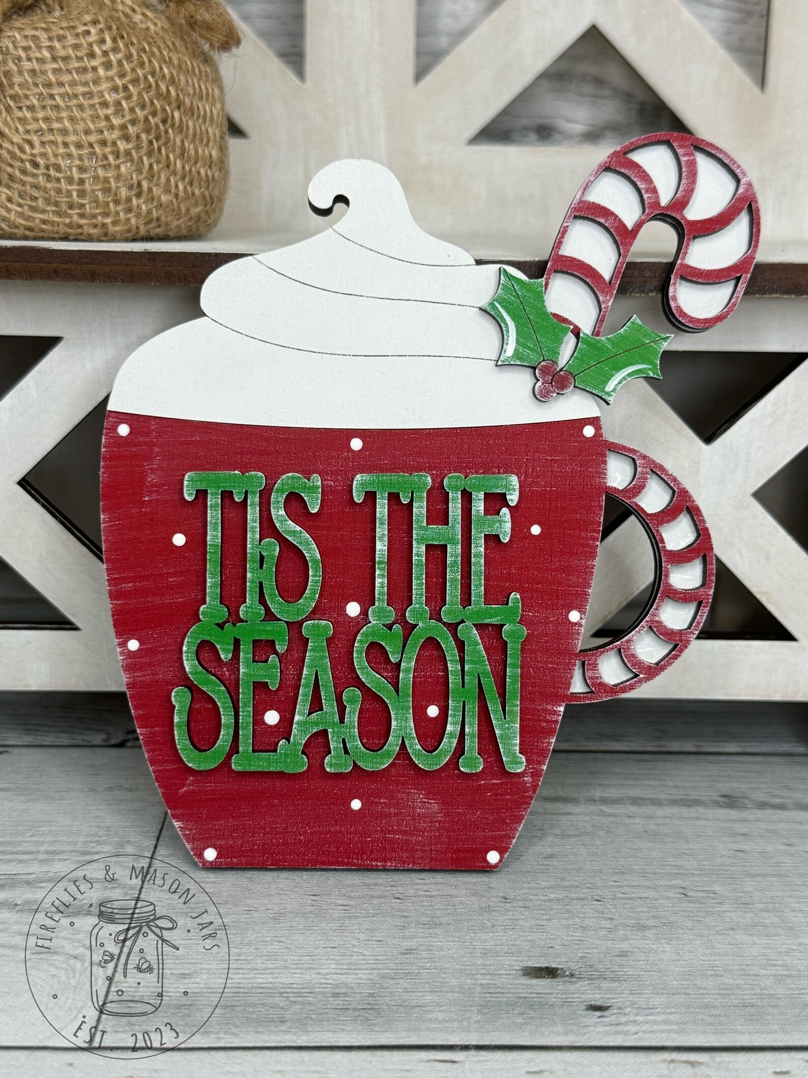 Peppermint Cookie Tree Sign main image 1