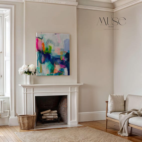 boho decor - Art and Wall Decor: Expressive Colorful Statements