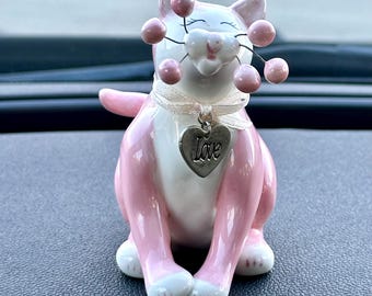 Selection of Amy Lacombe Whimsiclay Cat Figurine Collection Annaco
