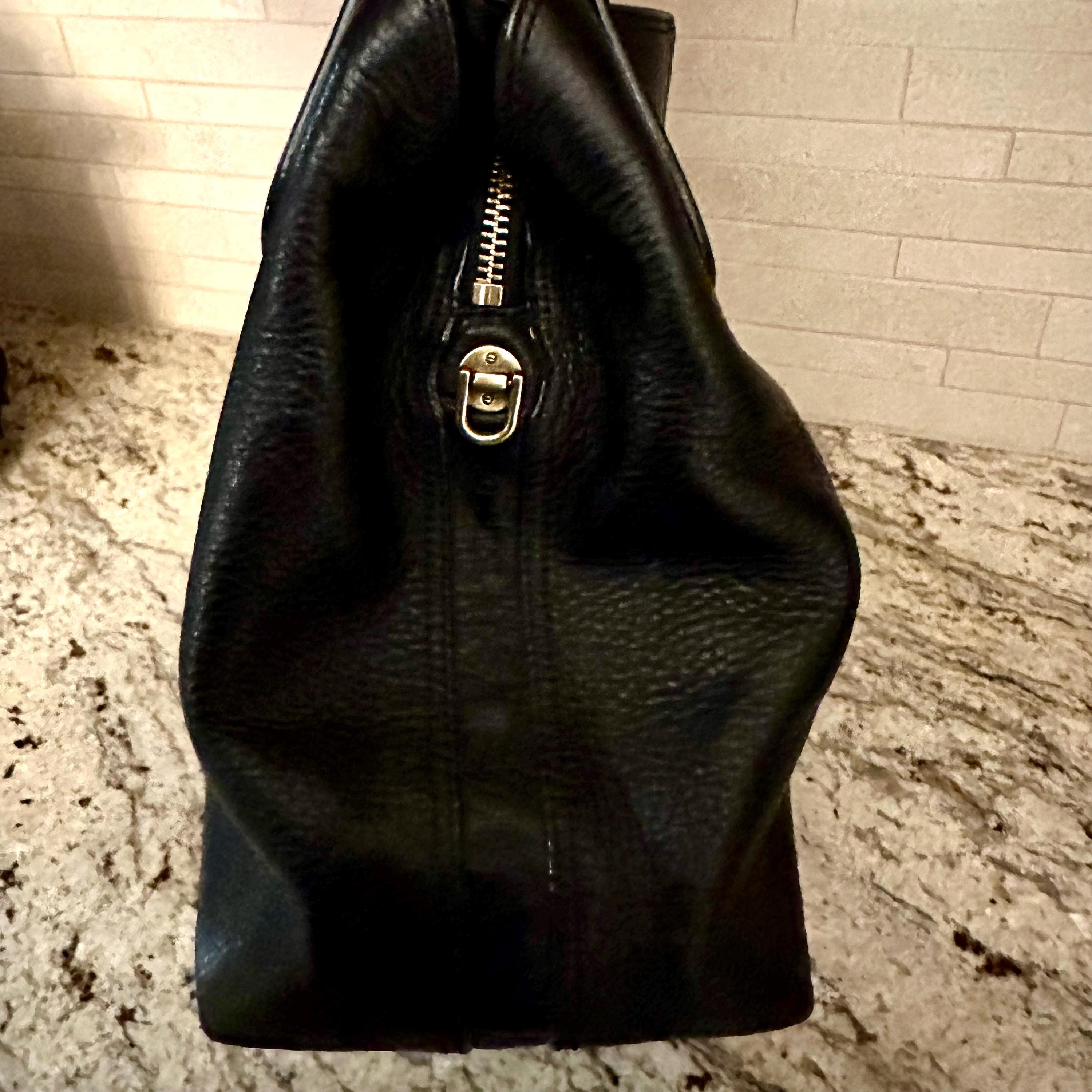 Fossil ZB7566001 Maya Satchel. New W o Tags. Black Pebble Leather. With Strap. Etsy