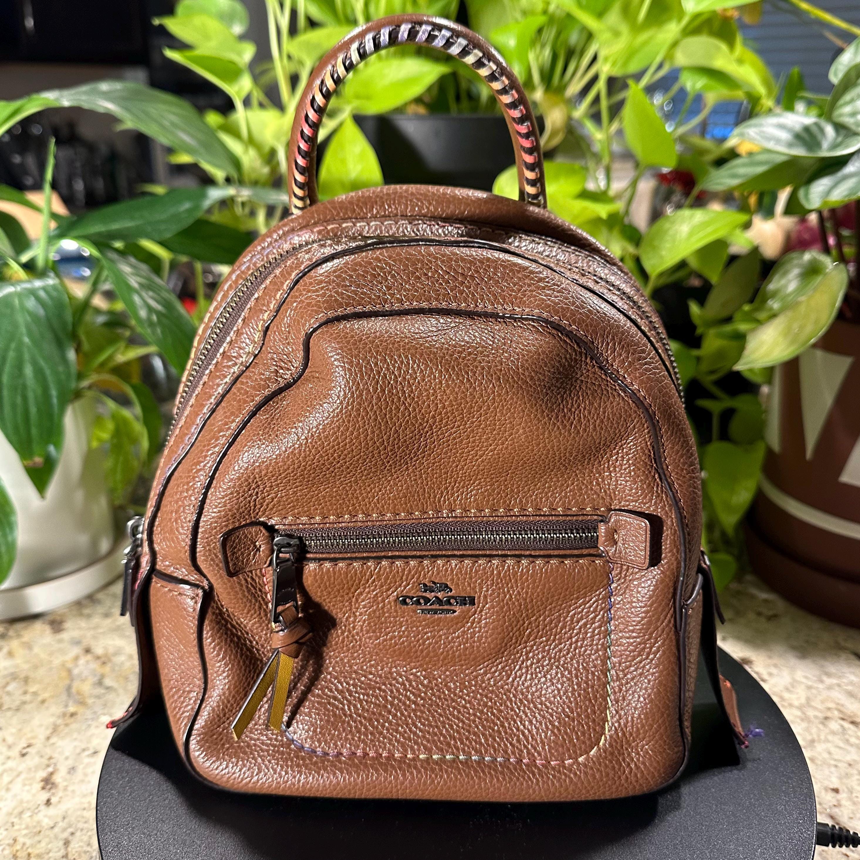 Vintage Coach Backpack Brown - Etsy