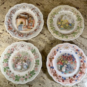 Brambly Hedge Four Seasons Plates - Etsy
