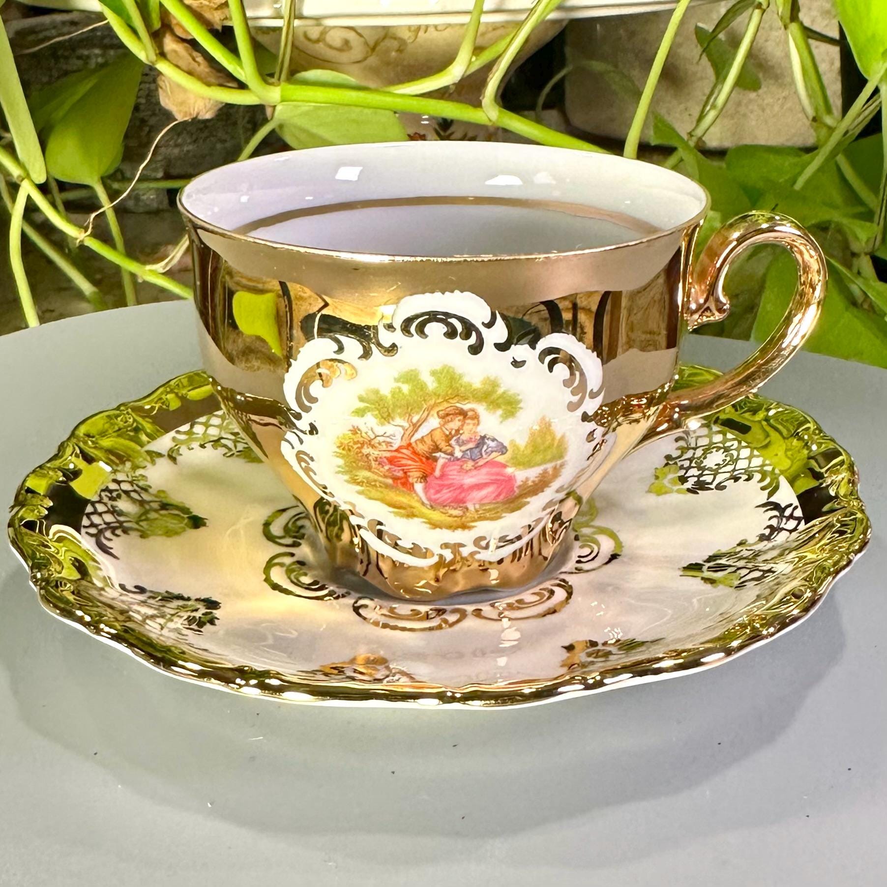 Antique 24k Gold Cup - Etsy