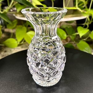 Waterford Diamond Vase - Etsy