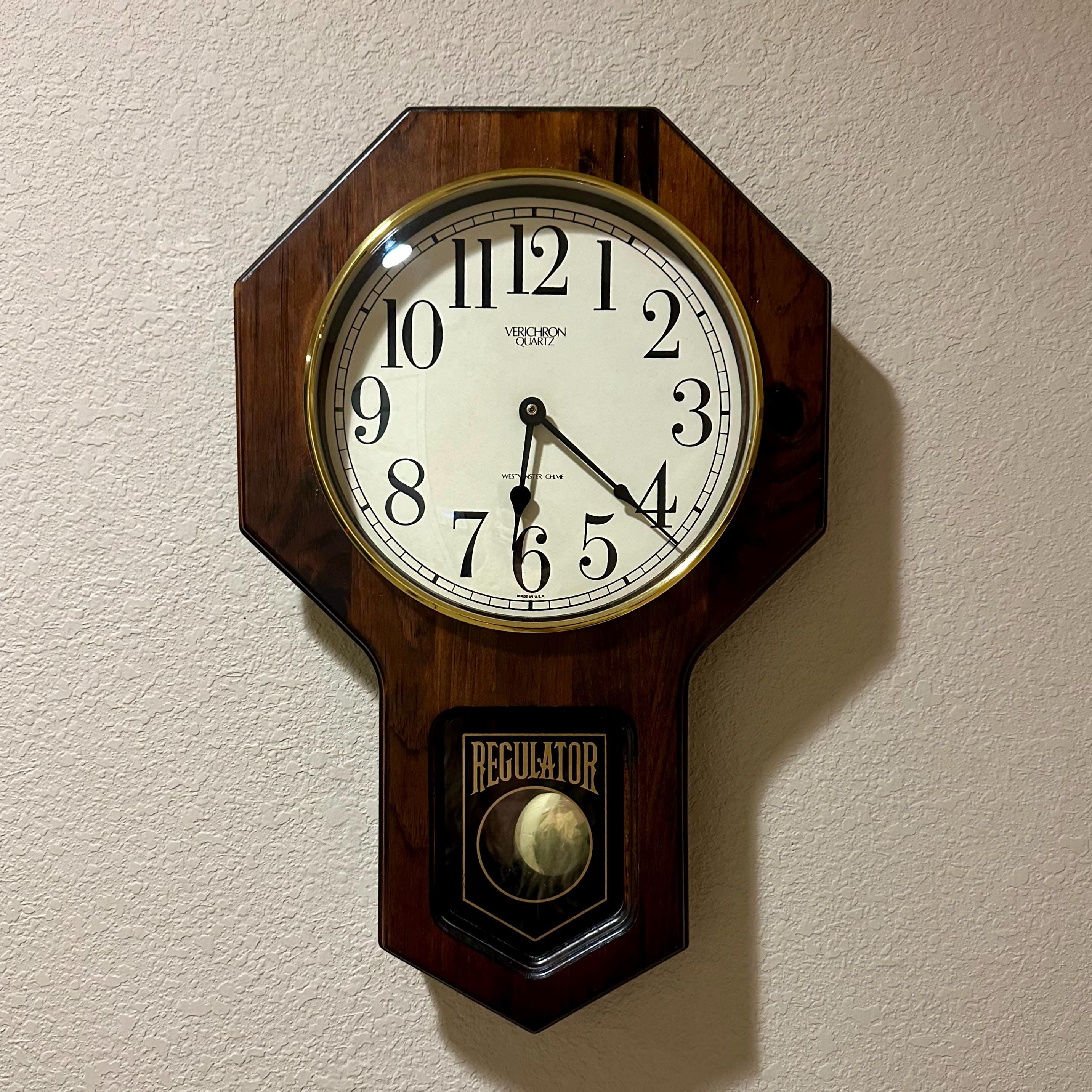 Quartz Westminster Chime Clock Verichron Quartz Vintage