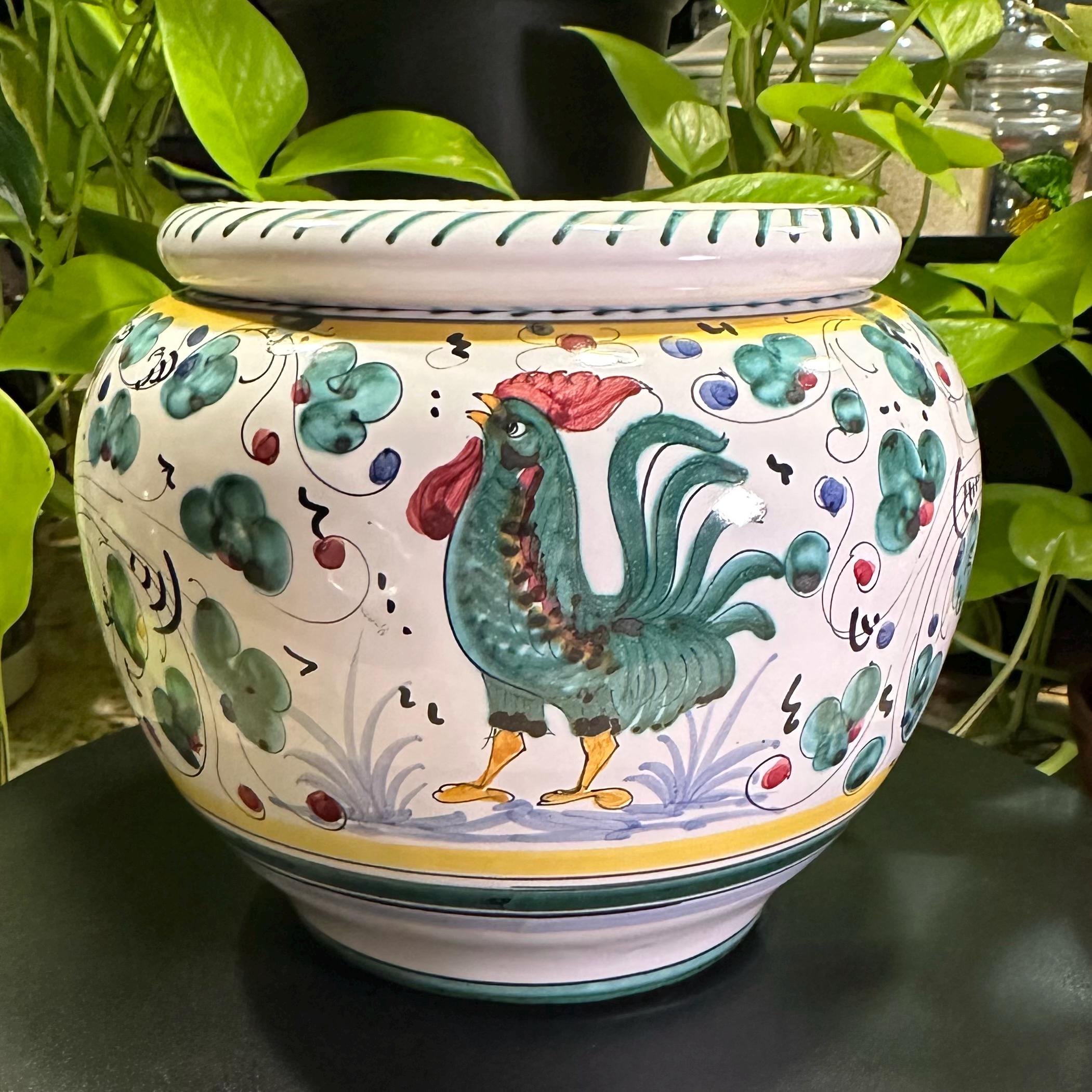 Deruta Plant Pot - Etsy Deruta Plant Pot - Etsy