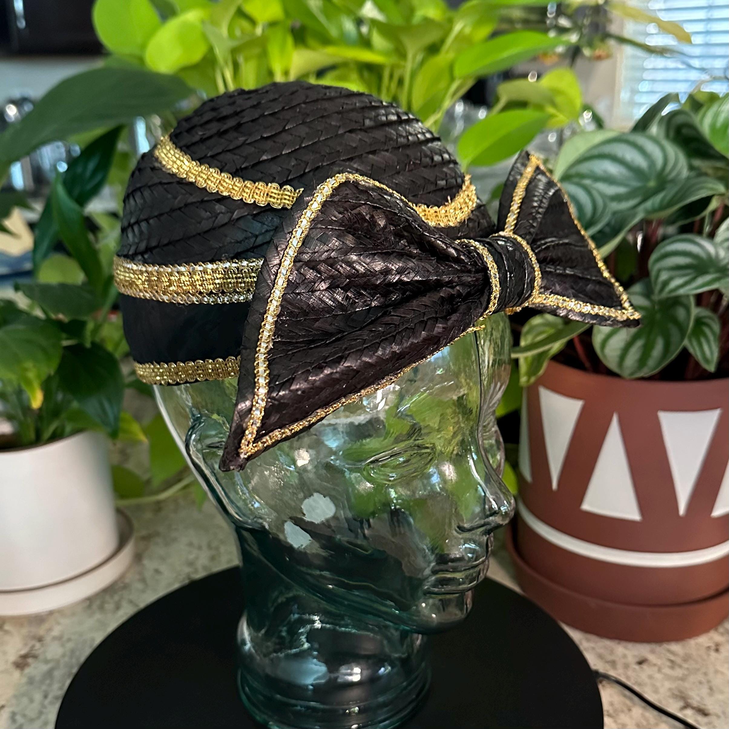 50s Black Fascinator - Etsy