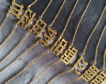 Engel Nummer Halskette, Personalisierte Halskette, 111,222,333,444,555,666,777,888,999