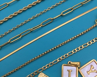 18K Gold Filled Fußkettchen: Wasserdichte Kette, Strand-Sommer-Fußkettchen, ohne Anlaufen