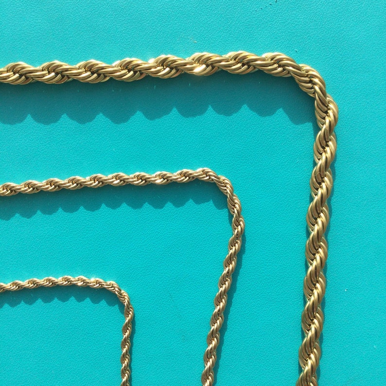 18K Gold Filled Chain ketting, Curb, Figaro, Dainty, Rope Chain, Valentijnsdag, Paperclip Chain, Snake Chain, Moederdag Cadeau, Cadeau voor haar afbeelding 6