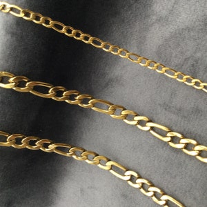18K Gold Filled Chain ketting, Curb, Figaro, Vine, Rope Chain, Valentijnsdag, Paperclip Chain, Snake Chain, Moederdag Cadeau, Cadeau voor haar afbeelding 2