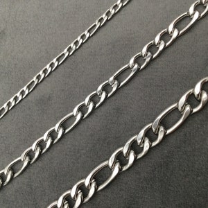 Silver ANCHOR Chain Necklace,Anchor chain for men , valentine's Day ,Waterproof Chain,Gift For Her,Gift For Him,Antitarnish Chain zdjęcie 5